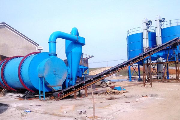 山東德州沙子烘干現(xiàn)場