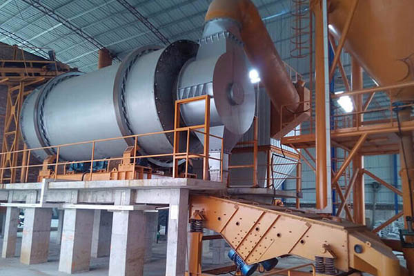 安徽阜陽河沙烘干現(xiàn)場