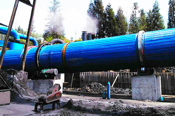 貴州安順煤泥烘干現(xiàn)場